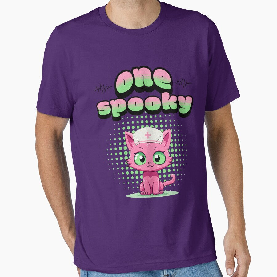 One Spooky Nurse by RockBeeDesigns T-Shirts, Hoodie, Sweatshirt | BlankRebels.com (Image 1)