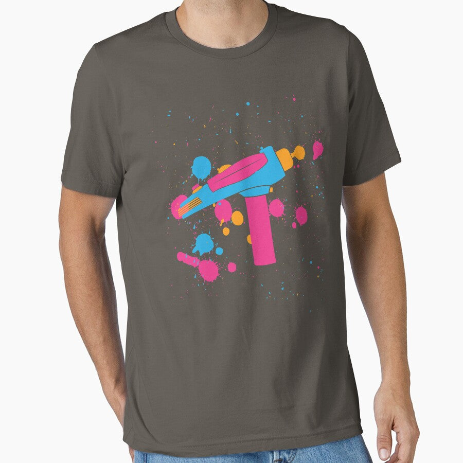 Phaser Paint Splatter (Full Color) by innergeekdesign T-Shirts, Hoodie, Sweatshirt | BlankRebels.com (Image 1)