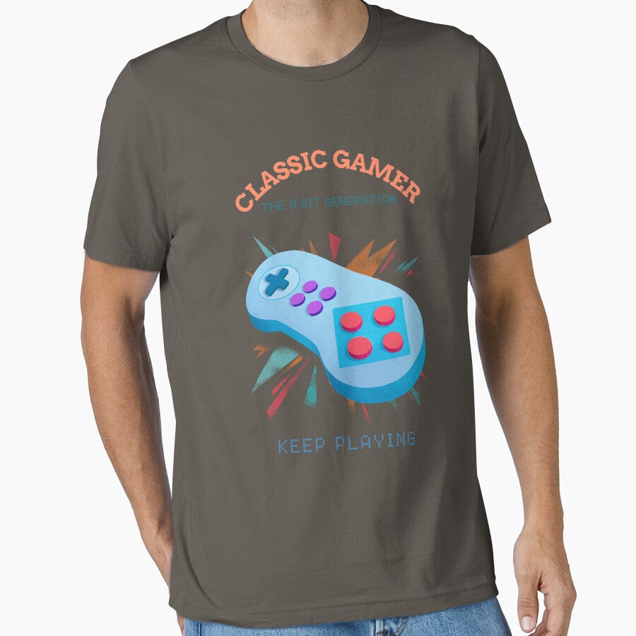 The 8 bit gaming generation by PrintCulture One T-Shirts, Hoodie, Sweatshirt | BlankRebels.com (Image 1)