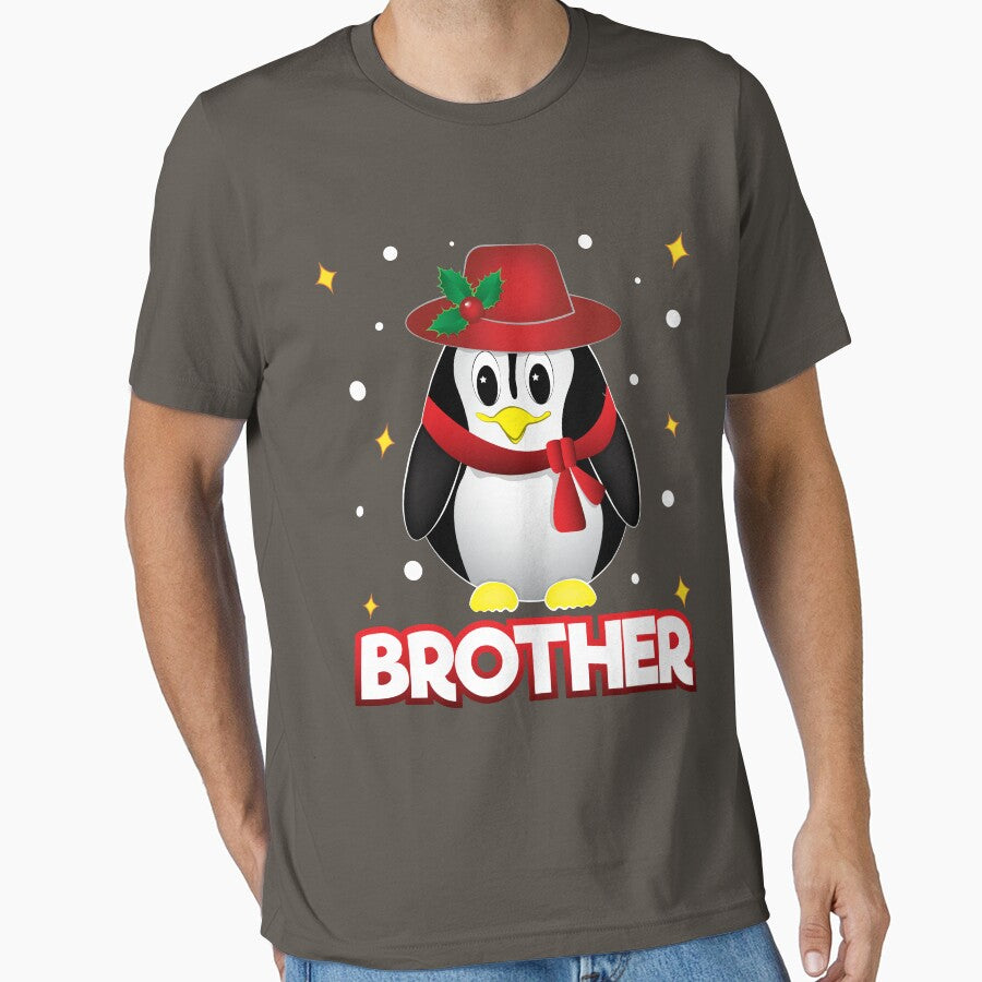 Matching Family Christmas Brother Cute Penguin Xmas Gift by ZNOVANNA T-Shirts, Hoodie, Sweatshirt | BlankRebels.com (Image 1)