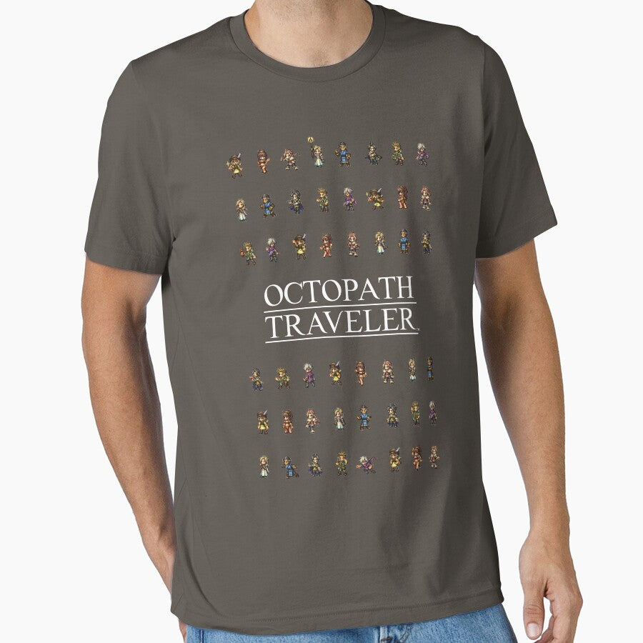 Octopath Traveler Sprites by iWumbo T-Shirts, Hoodie, Sweatshirt | BlankRebels.com (Image 1)