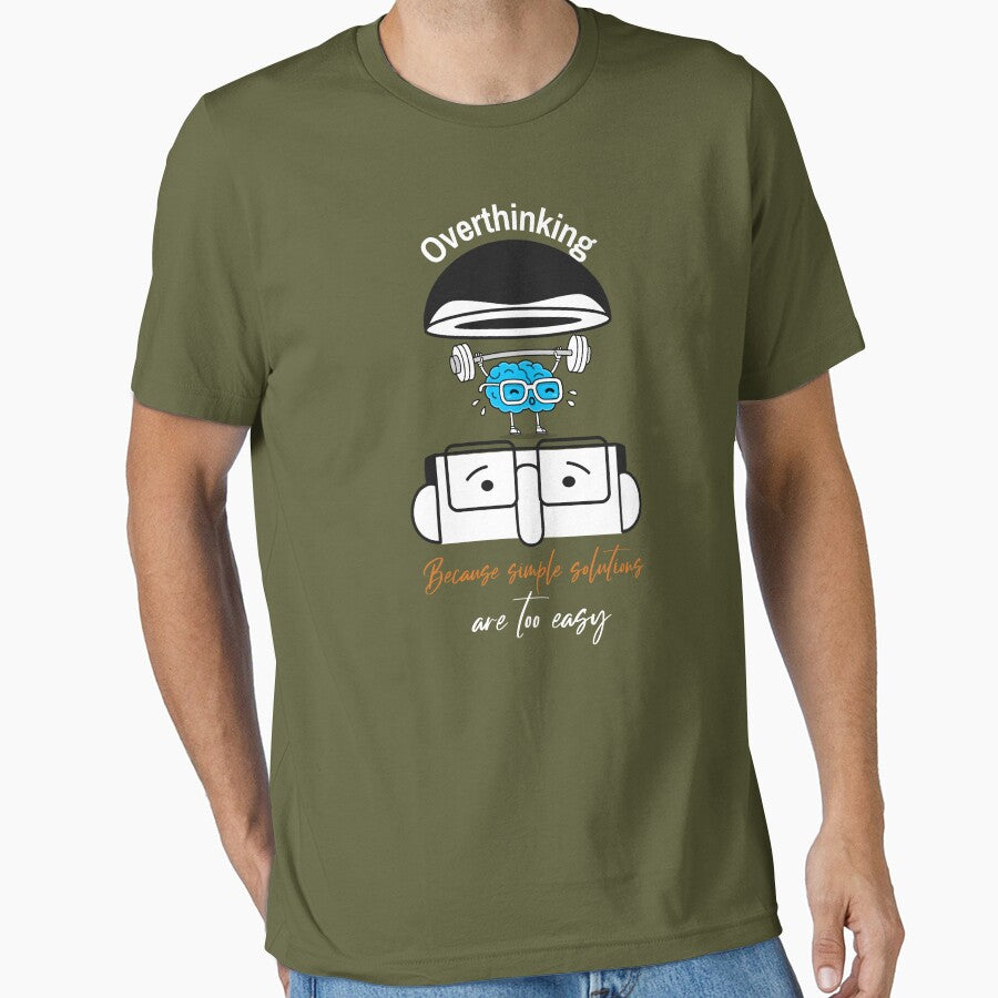Overthinking Because Simple Solutions Are Too Easy Cynical by HeavenlyHuesStudio T-Shirts, Hoodie, Sweatshirt (Image 1)