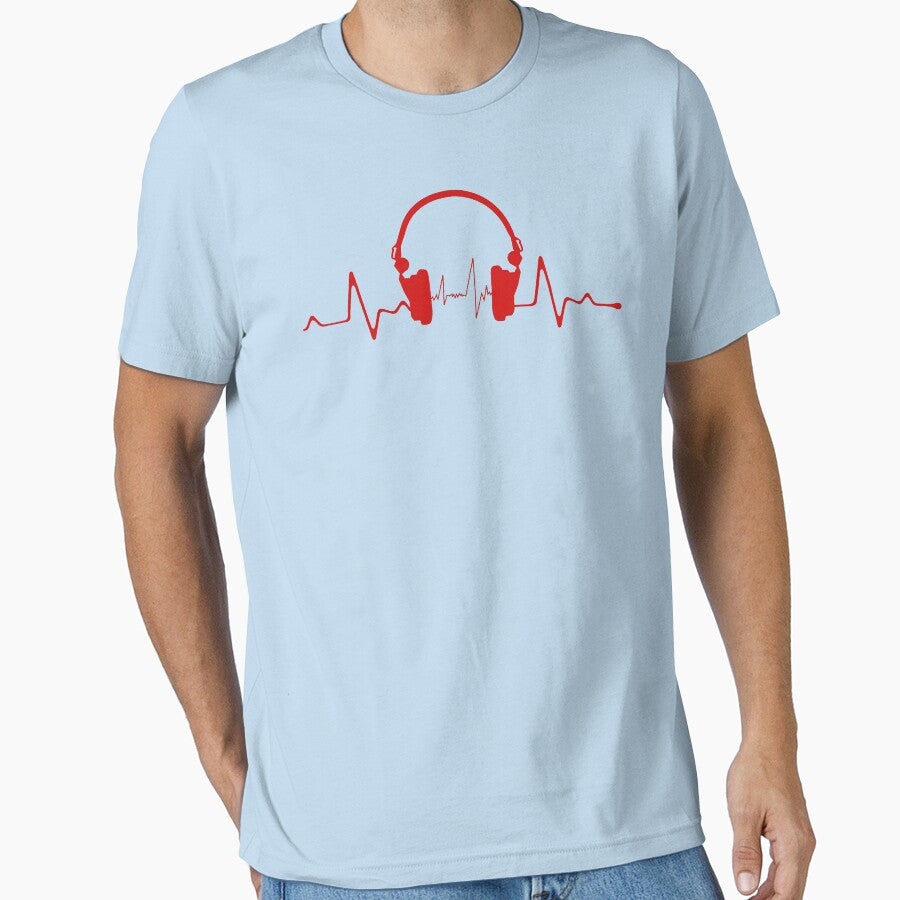 Headphones Heartbeat 2 by Anazzy T-Shirts, Hoodie, Sweatshirt | BlankRebels.com (Image 1)