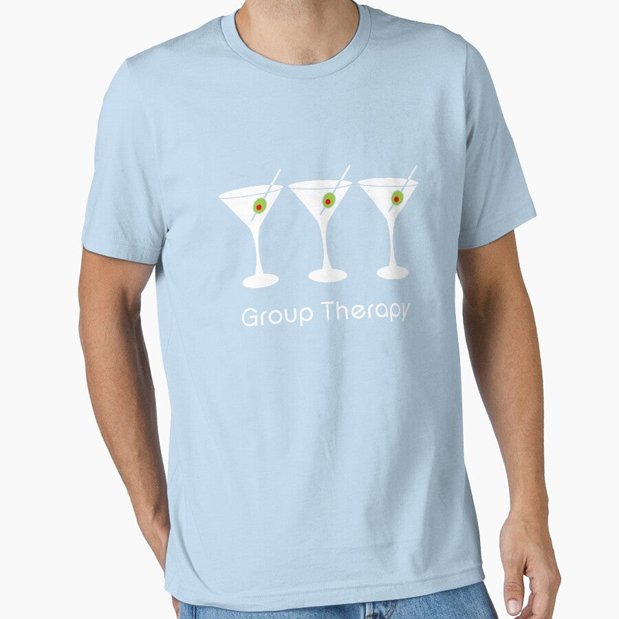 Group Therapy - White by LTDesignStudio T-Shirts, Hoodie, Sweatshirt | BlankRebels.com (Image 1)