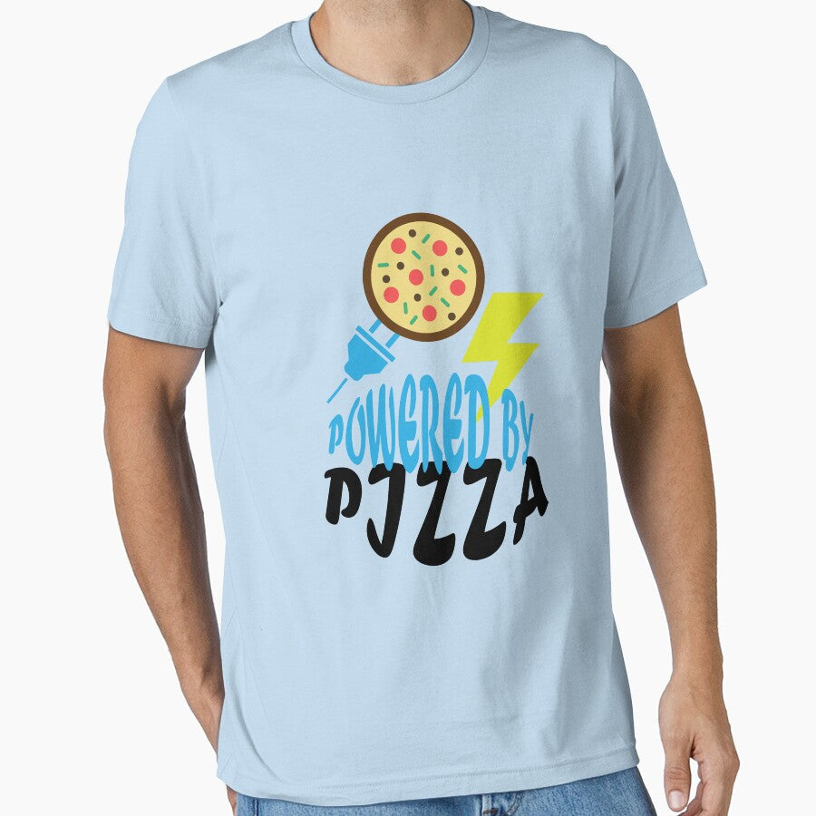 Powered Pizza – Funny Colorful Pizza Power T-Shirts, Hoodie, Sweatshirt