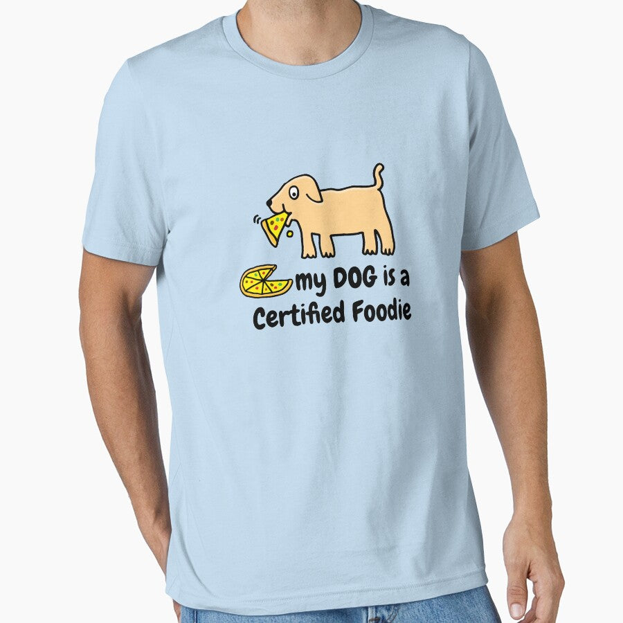 Certified foodie. My dog is a Certified foodie. by happysketchy T-Shirts, Hoodie, Sweatshirt | BlankRebels.com (Image 1)