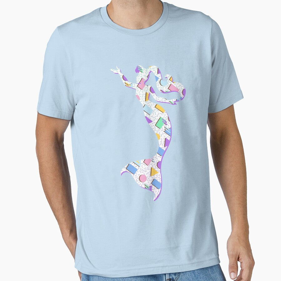 Totally 90s Pattern Mermaid by Tiny Siren Animation T-Shirts, Hoodie, Sweatshirt | BlankRebels.com (Image 1)