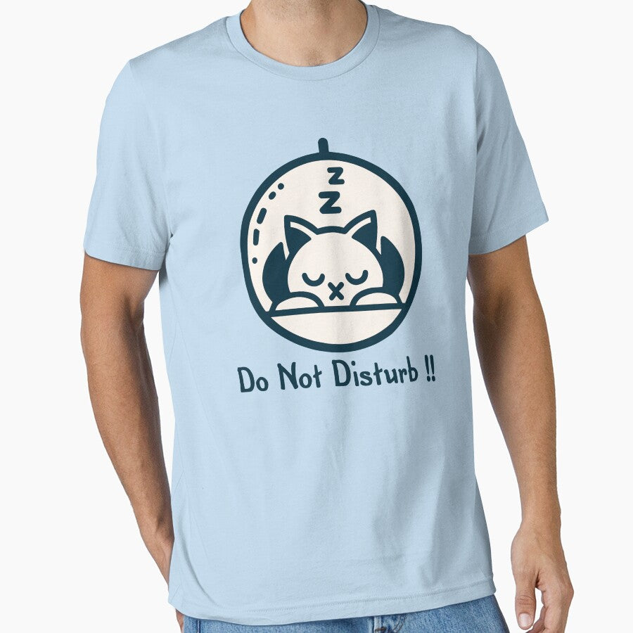 Do Not Disturb – Sleeping Cat Bubble Tee for Cat Moms by denissmartin2020 .
