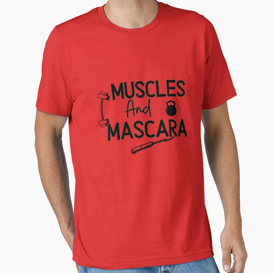 Muscles and Mascara    - Funny Gym Quote by unique things