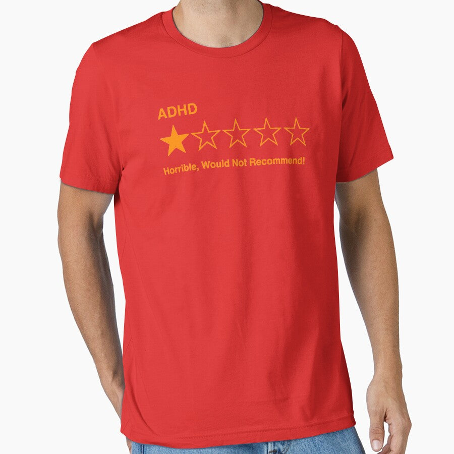 5 star Review (ADHD) by CaitlynConnor T-Shirts, Hoodie, Sweatshirt | BlankRebels.com (Image 1)