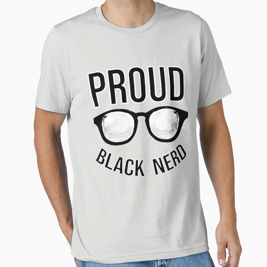 Proud Black Nerd  Proud Geek Black by MediTees T-Shirts, Hoodie, Sweatshirt | BlankRebels.com (Image 1)