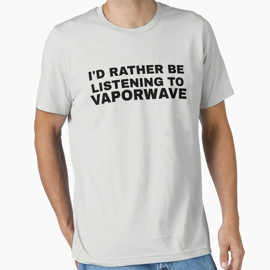 I'd Rather Be Listening To Vaporwave by HiddenStar02 T-Shirts, Hoodie, Sweatshirt | BlankRebels.com (Image 1)