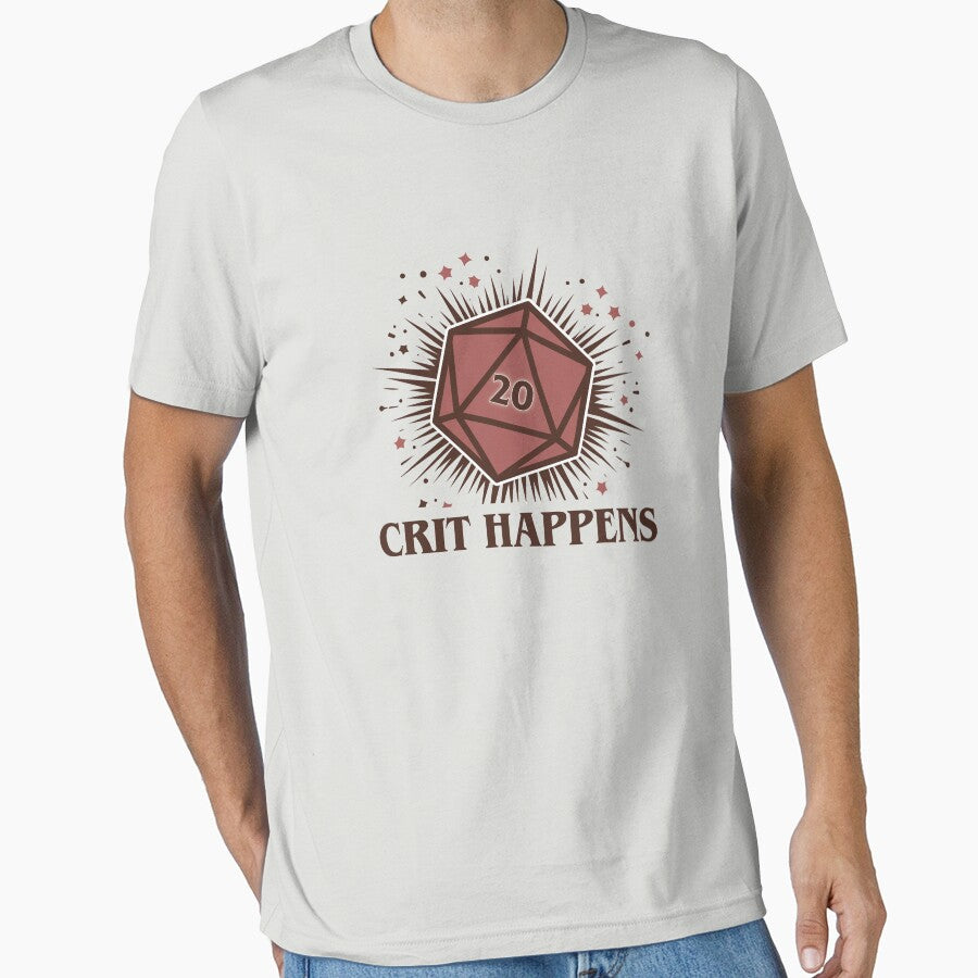 Crit Happens (red) by SteveesArt T-Shirts, Hoodie, Sweatshirt | BlankRebels.com (Image 1)