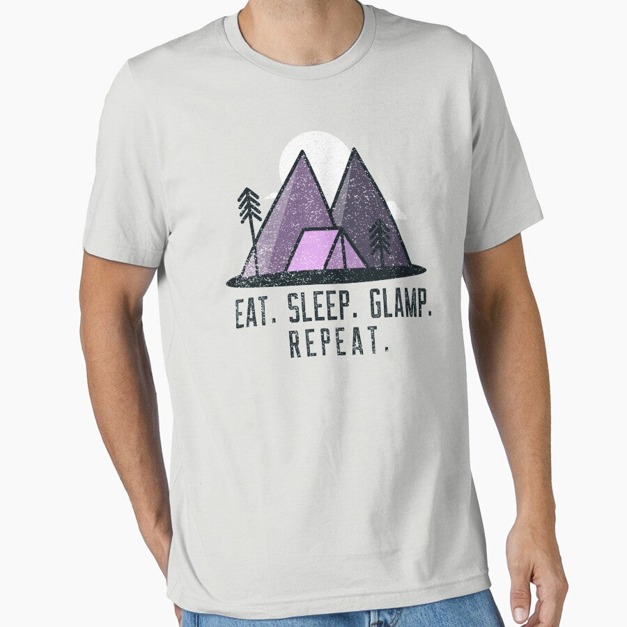 Eat Sleep Glamp Repeat by CactusFamily T-Shirts, Hoodie, Sweatshirt | BlankRebels.com (Image 1)