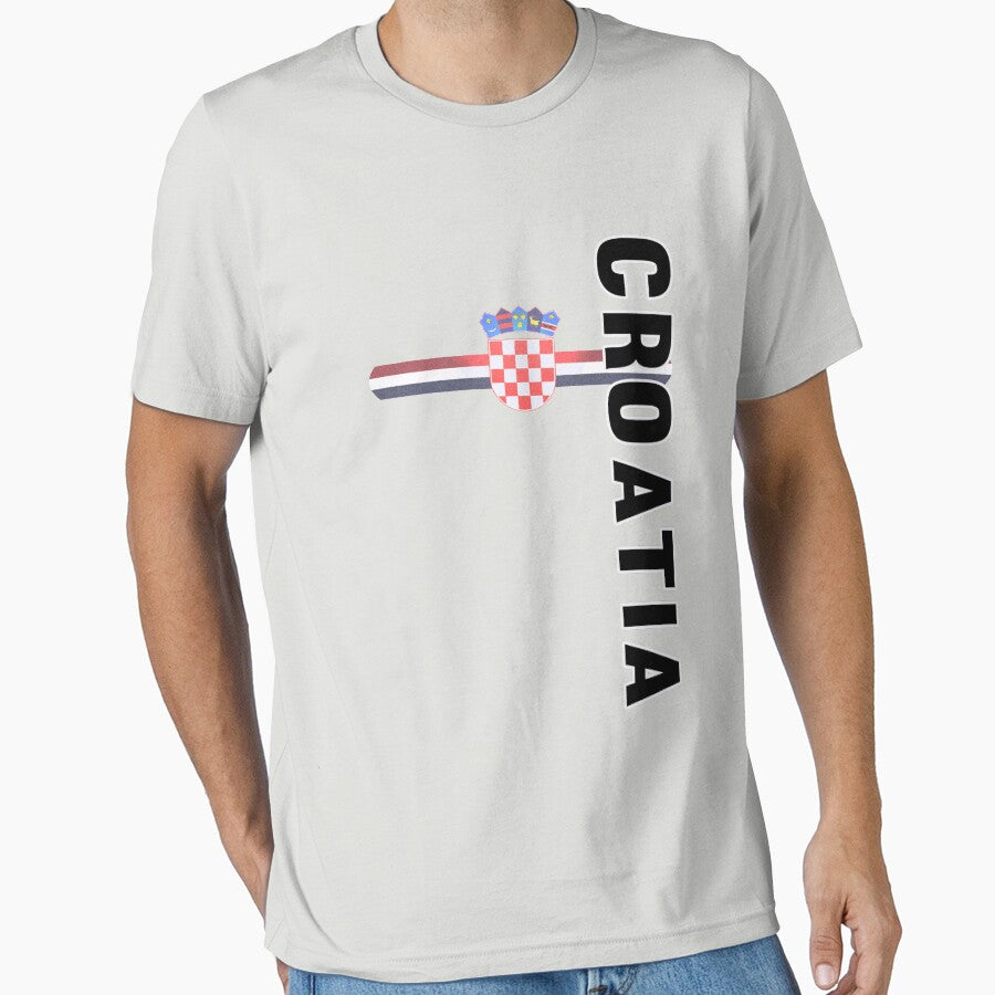 Croatia Soccer Jersey Style Deluxe by merchhost