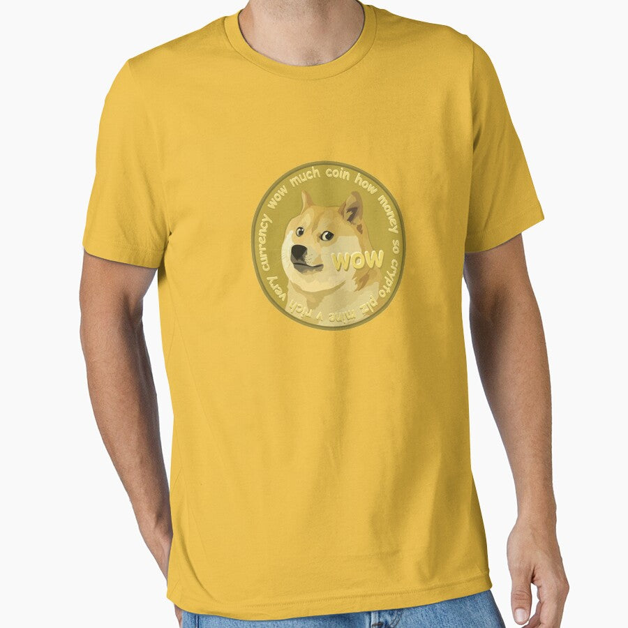 Dogecoin Crypto Meme Coin by Rolf1 T-Shirts, Hoodie, Sweatshirt | BlankRebels.com (Image 1)