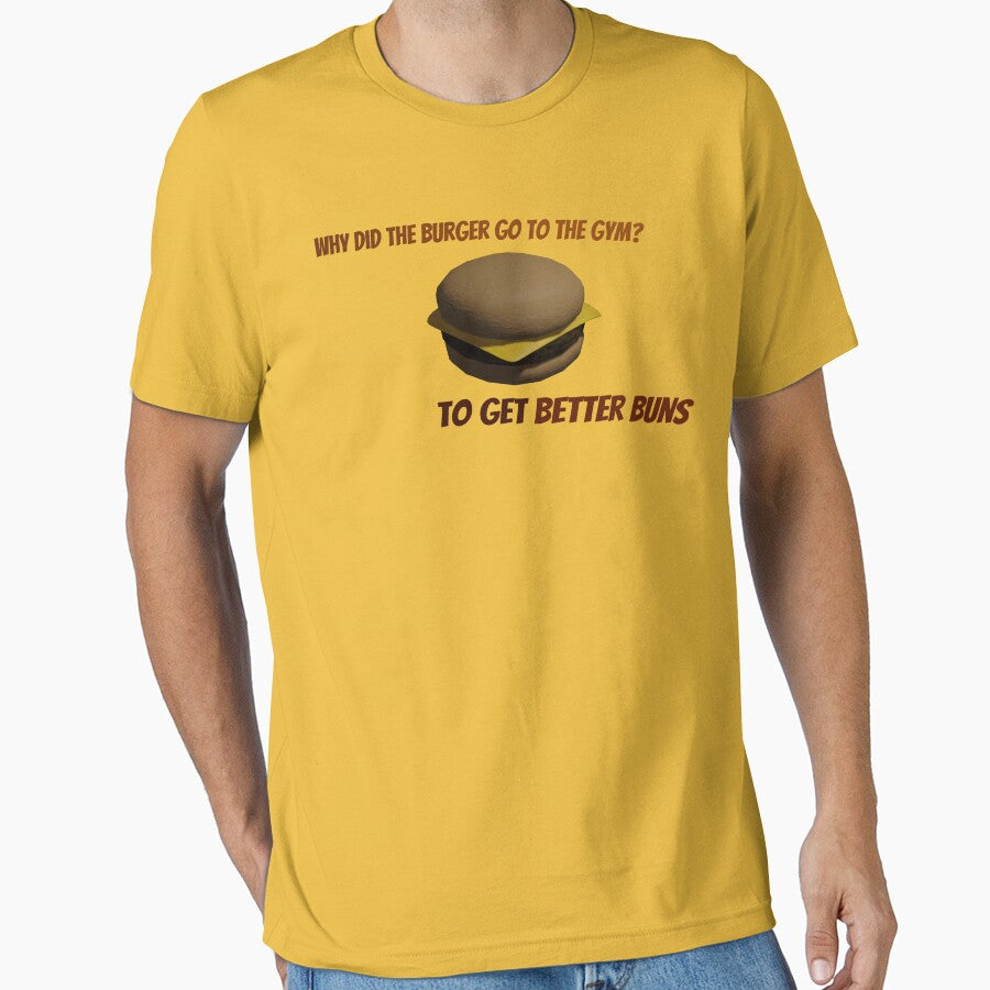 Why Did the Burger Go to the Gym by TerranceJFry T-Shirts, Hoodie, Sweatshirt | BlankRebels.com (Image 1)