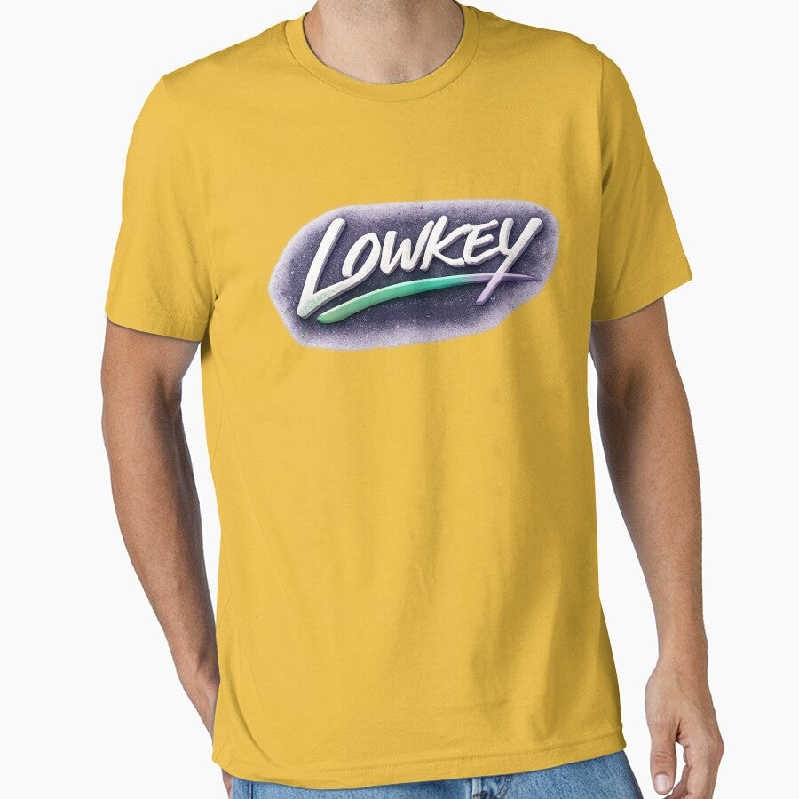 LOWKEY – Subtle Energy Streetwear Typography by DesignsByHania T-Shirts, Hoodie, Sweatshirt | BlankRebels.com (Image 1)