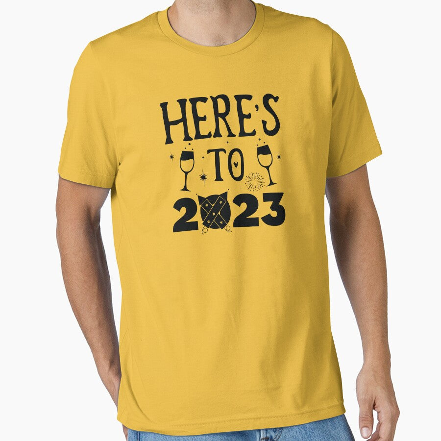 Here'S 2023 Here'S 2023 New Year Shirt Happy New Year Shirt Bye Bye 2022 Shirt T-Shirts, Hoodie, Sweatshirt