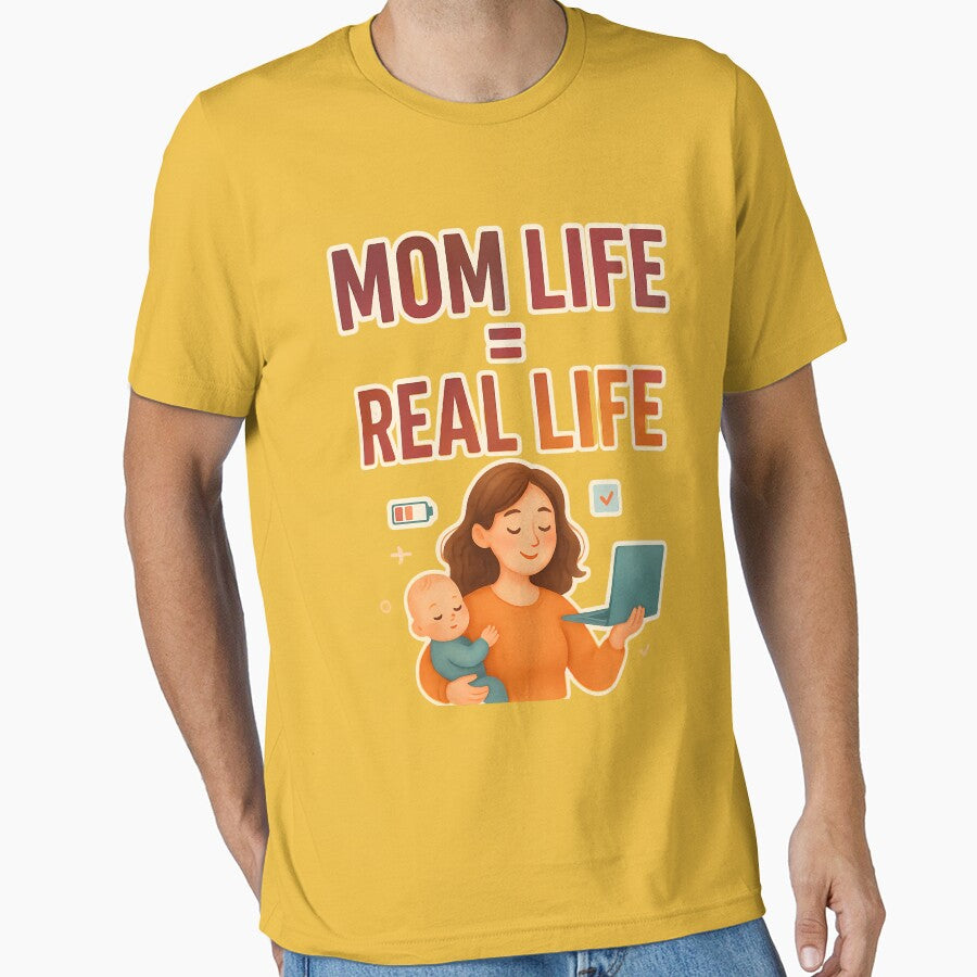 Mom Life = Real Life by ArtSpresso T-Shirts, Hoodie, Sweatshirt | BlankRebels.com (Image 1)