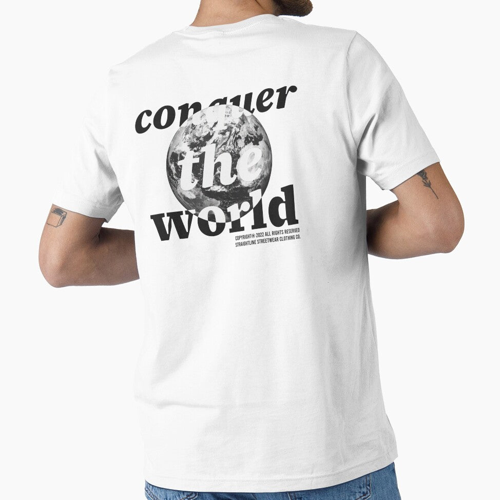 Conquer the World by Straight-Line T-Shirts, Hoodie, Sweatshirt | BlankRebels.com (Image 1)
