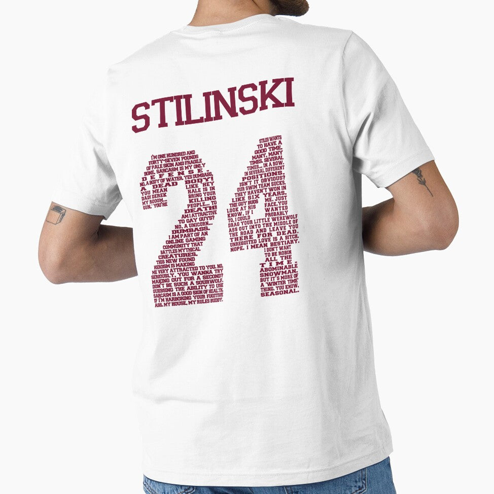 Stiles "Quote" Jersey V2.0 by helterskelterxo T-Shirts, Hoodie, Sweatshirt | BlankRebels.com (Image 1)