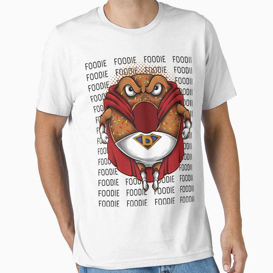 Super Donut Foodie Foodietoon by ProjectX23 T-Shirts, Hoodie, Sweatshirt | BlankRebels.com (Image 1)