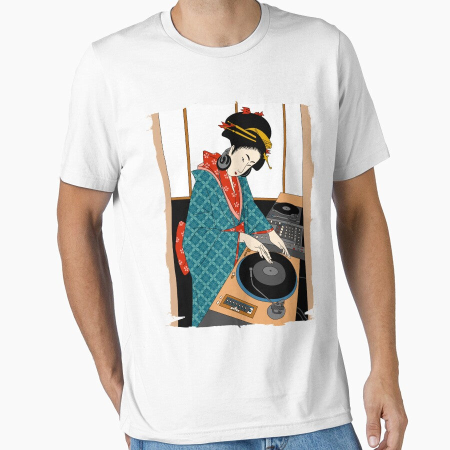 DJ Geisha by Design_for_merch T-Shirts, Hoodie, Sweatshirt | BlankRebels.com (Image 1)