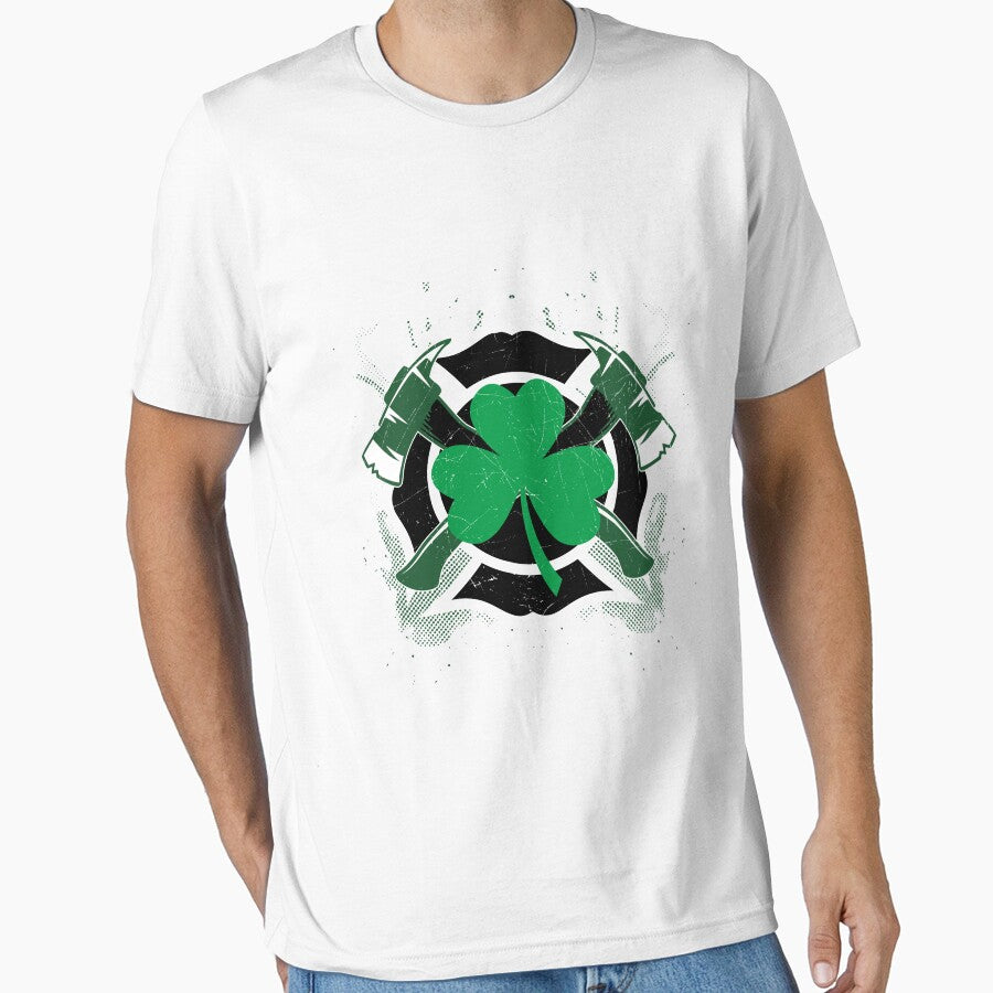 Firefighter St. Patrick's Day T Shirt Gift Ideas by q4success