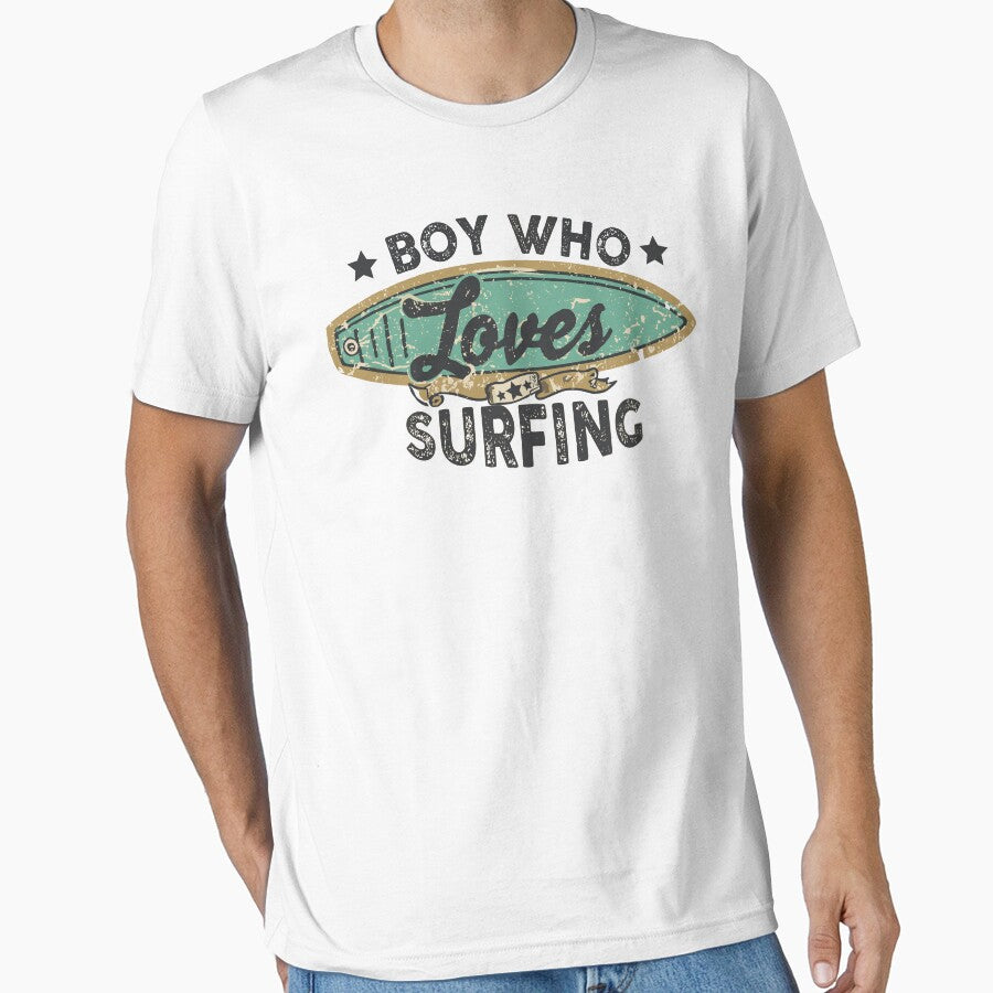 Boy Who Loves Surfing T-Shirts, Hoodie, Sweatshirt
