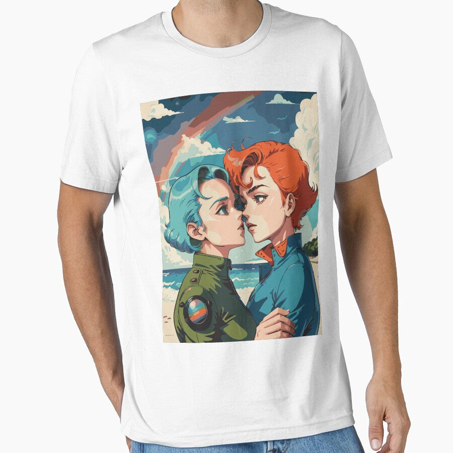cute lesbian by Catherinewoke T-Shirts, Hoodie, Sweatshirt | BlankRebels.com (Image 1)