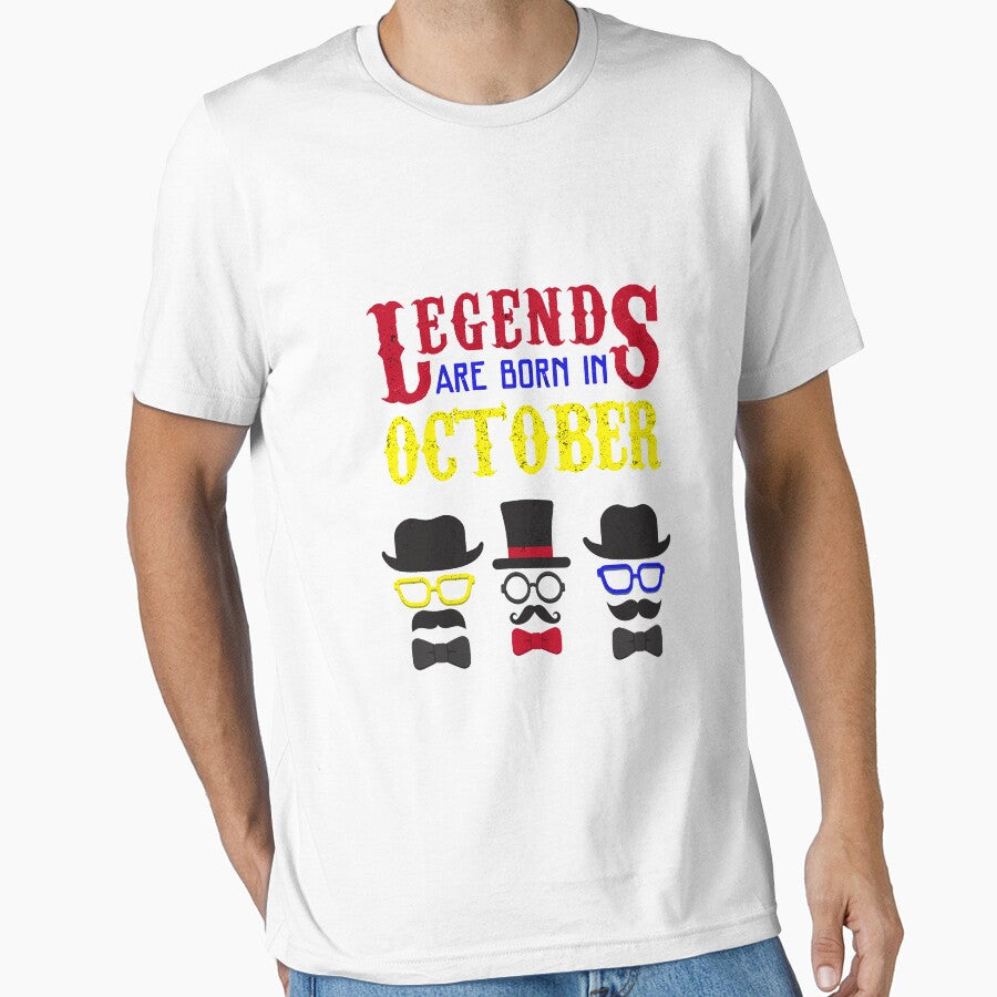 Legends Are Born In October And Are Librans by stuch75 T-Shirts, Hoodie, Sweatshirt | BlankRebels.com (Image 1)