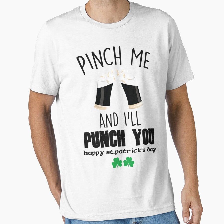 St. Patrick's Day Pinch Me I'll Punch You Shirt by q4success Hoodie, Sweatshirt | BlankRebels.com (Image 1)