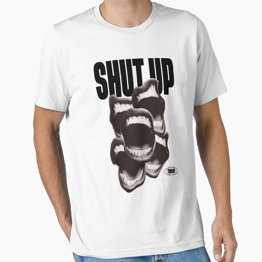 SHUT UP DESIGN - Streetwear Clothes | by TRIIILOGY T-Shirts, Hoodie, Sweatshirt | BlankRebels.com (Image 1)