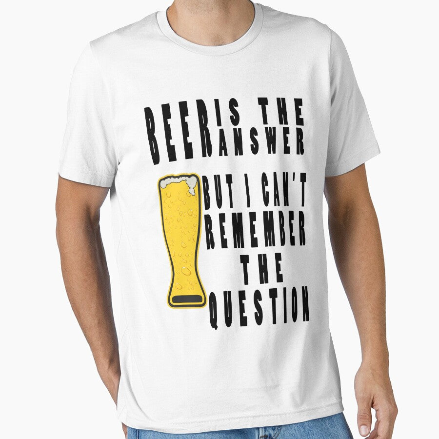 Beer is an answer - Funny beer saying. by tillhunter