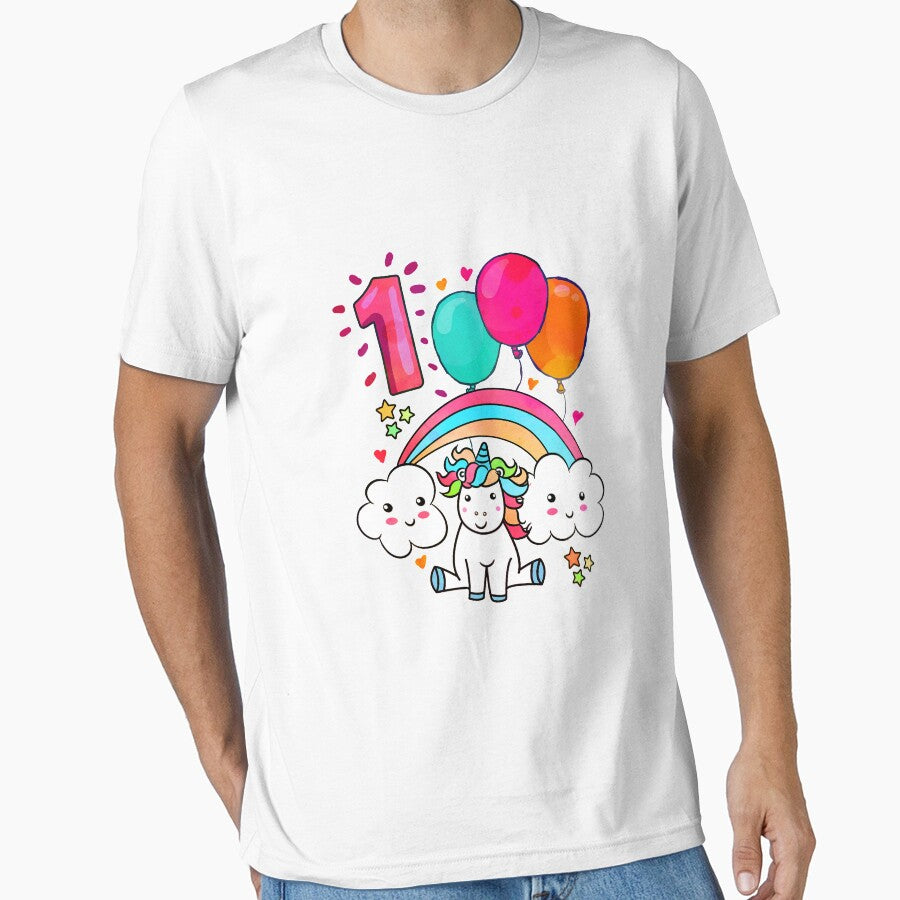 Unicorn 1st Birthday Design by GraphicRhythm T-Shirts, Hoodie, Sweatshirt | BlankRebels.com (Image 1)