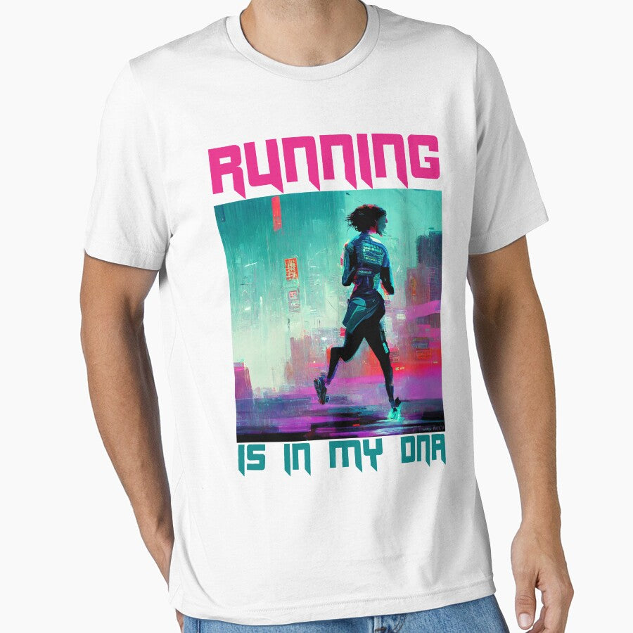 Female Fitness:- Racing It's in my DNA by typoinspired T-Shirts, Hoodie, Sweatshirt | BlankRebels.com (Image 1)