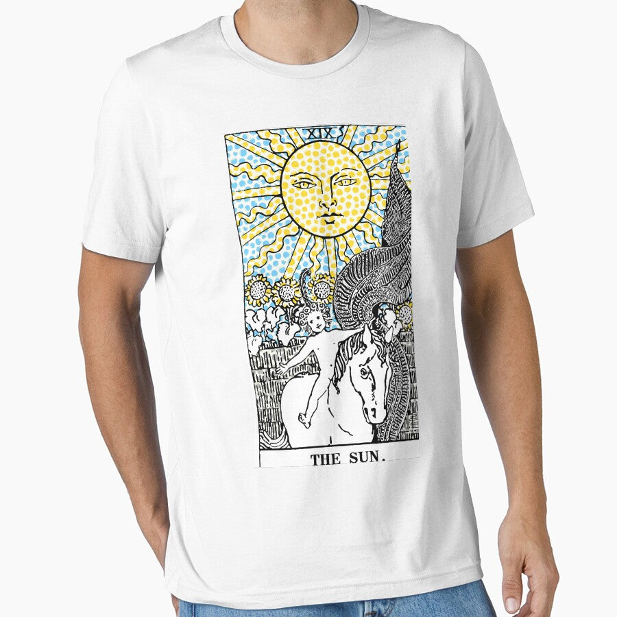 The Sun - A Modern Tarot Print by Annalee Beer T-Shirts, Hoodie, Sweatshirt | BlankRebels.com (Image 1)