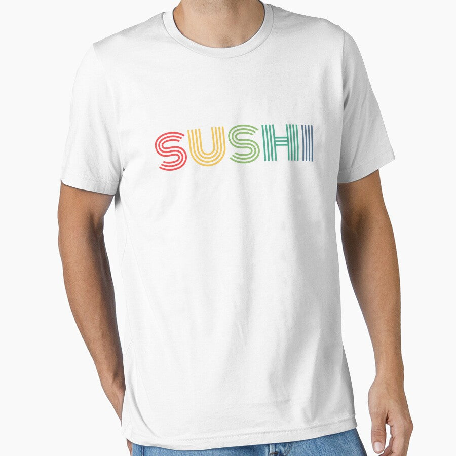 Sushi Typography Rainbow by WhitepaperStyle T-Shirts, Hoodie, Sweatshirt | BlankRebels.com (Image 1)