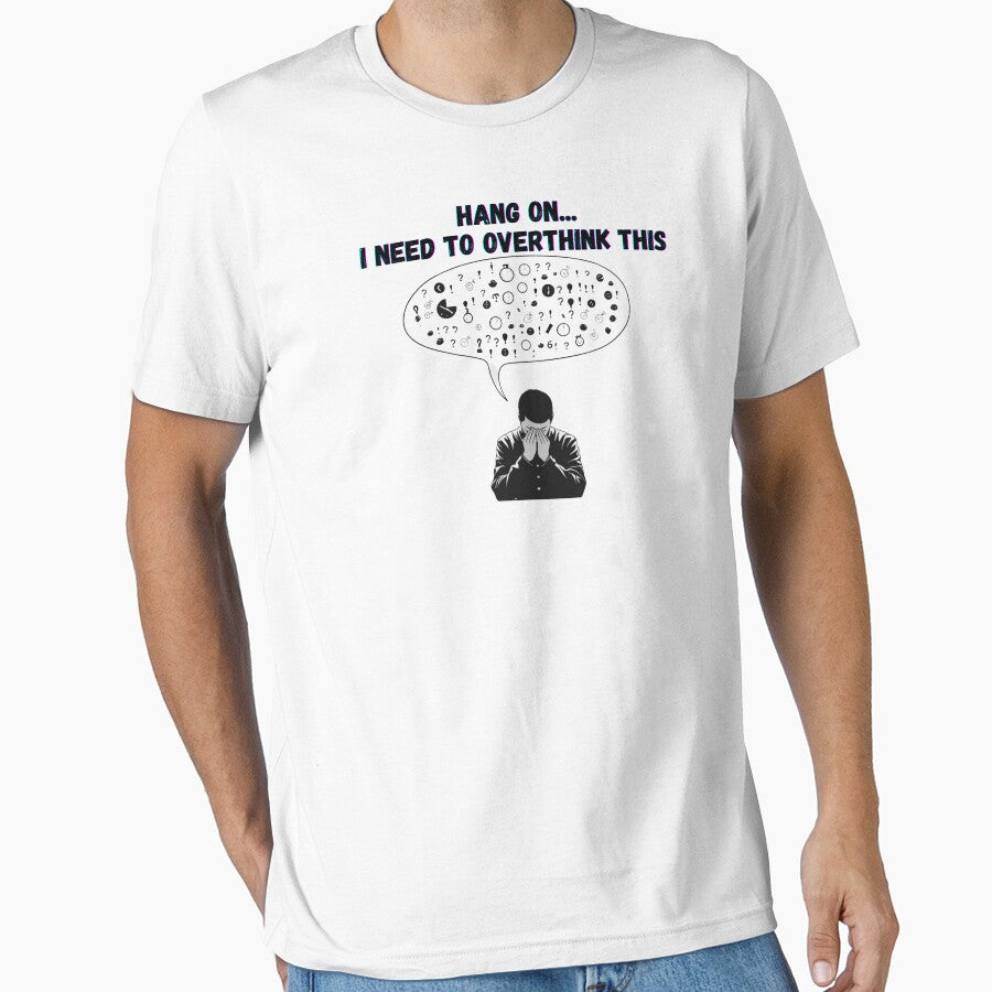 Overthinking In Progress T-Shirt by Silly Shapes Co. Hoodie, Sweatshirt | BlankRebels.com (Image 1)