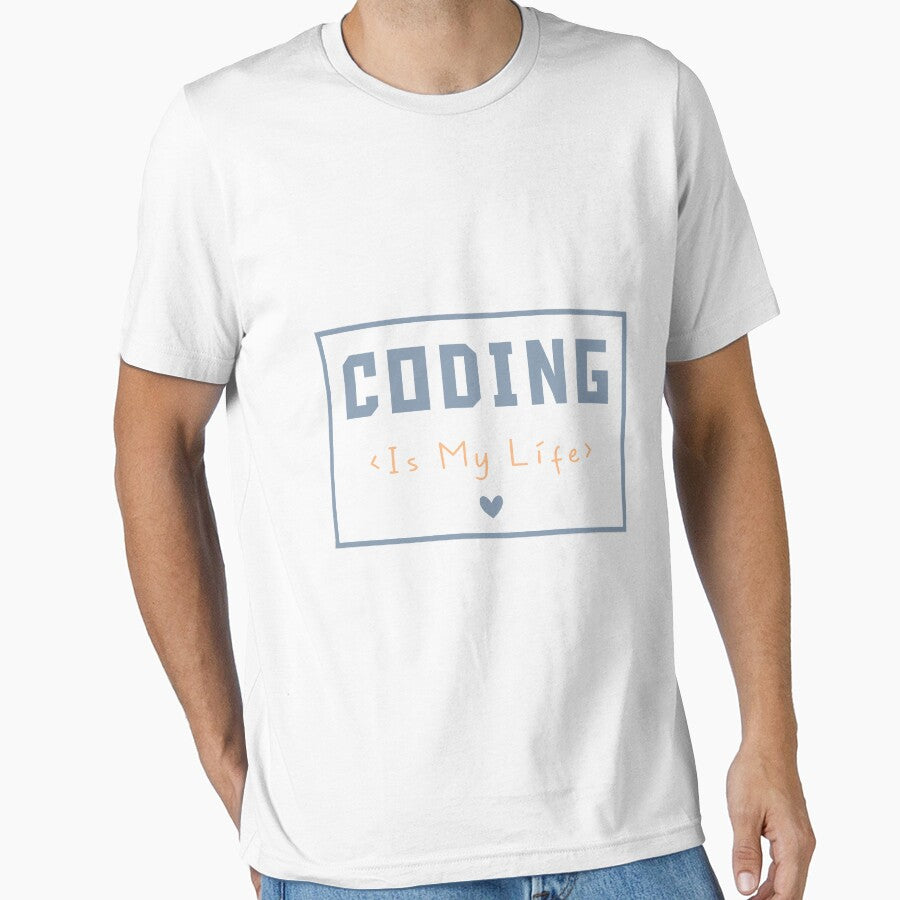 Coding Makes is my life  T-Shirt. Coder T-shirt. Shirt. Sweatshirt. Hoodie. T-Shirt. Tank Top by mozax (Image 1)