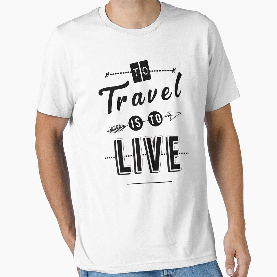 To travel is to live by MakiMadjija T-Shirts, Hoodie, Sweatshirt | BlankRebels.com (Image 1)