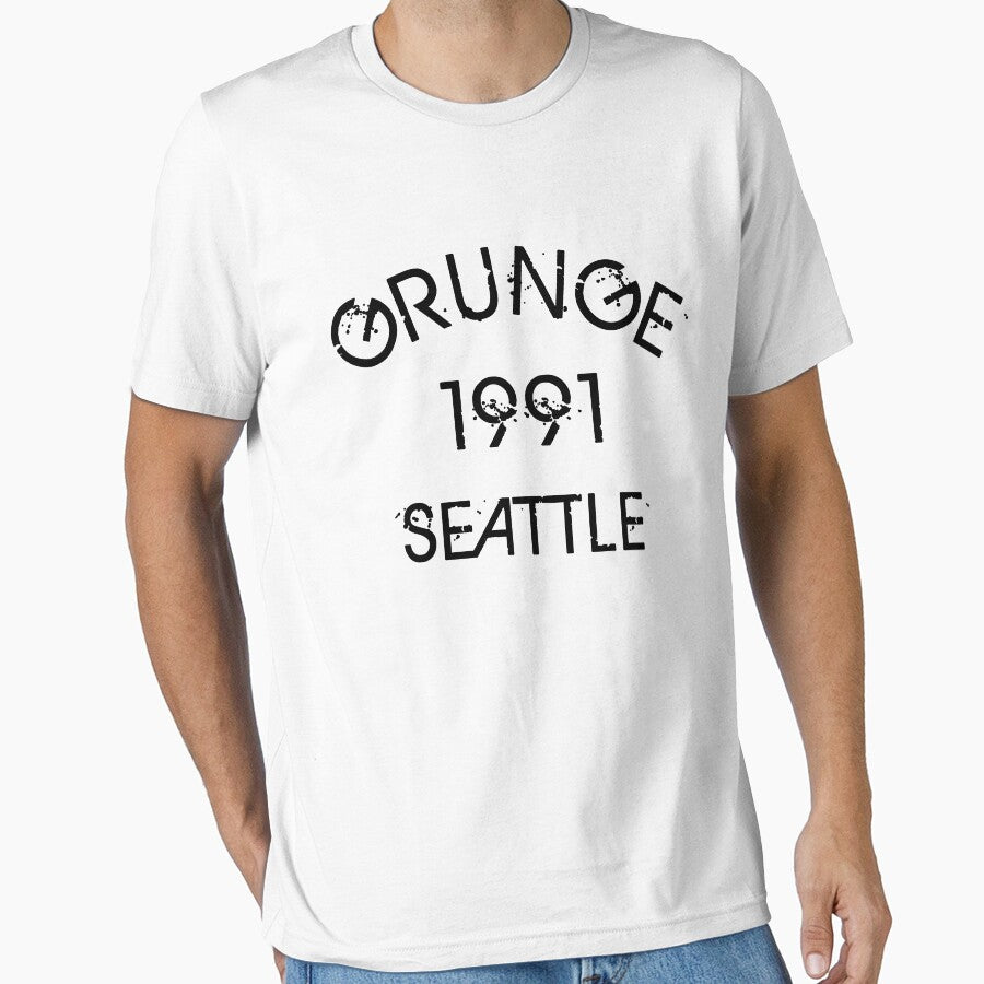 Grunge 1991 Seattle by ascheb T-Shirts, Hoodie, Sweatshirt | BlankRebels.com (Image 1)