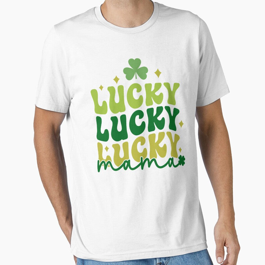 St. Patrick's Day Lucky Mama by StyleShirt007 T-Shirts, Hoodie, Sweatshirt | BlankRebels.com (Image 1)