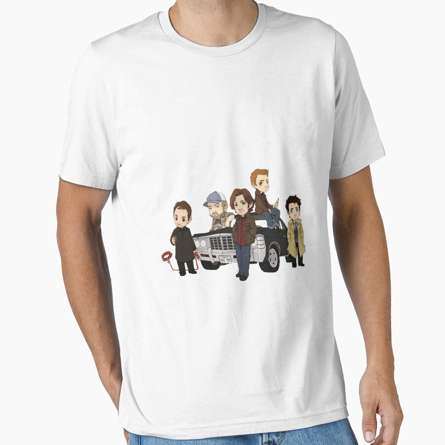 Supernatural Cartoon Design by charlielowlowe T-Shirts, Hoodie, Sweatshirt | BlankRebels.com (Image 1)
