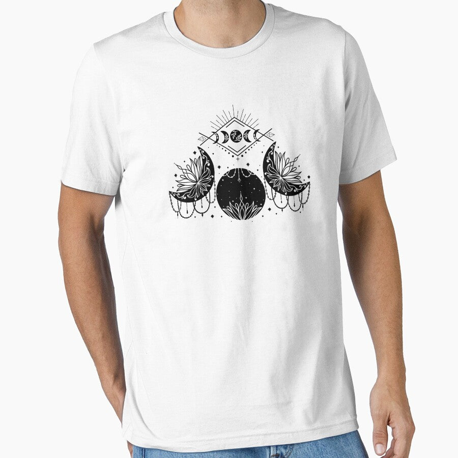 Triple Moon Goddess, Cycles of Life, Divine Feminine, Celestial, Deity by Celestial Charm Co T-Shirts, Hoodie,... (Image 1)