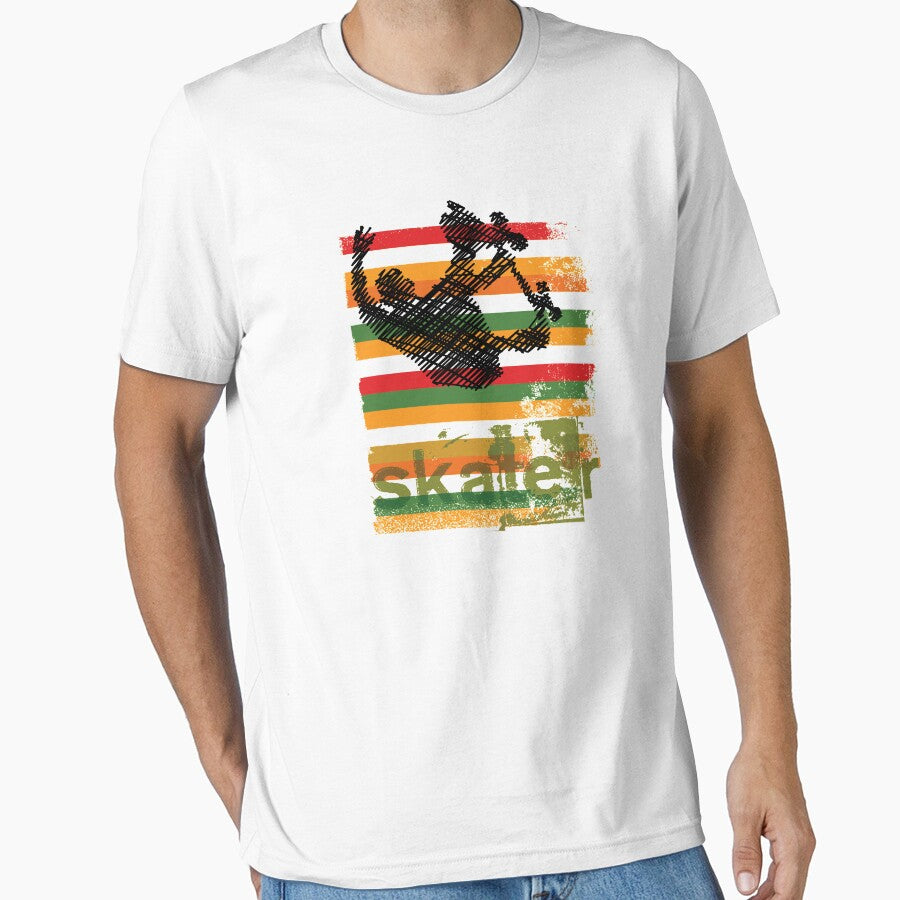 Distressed Skateboard Grunge Skater Gift by MintedFresh T-Shirts, Hoodie, Sweatshirt | BlankRebels.com (Image 1)