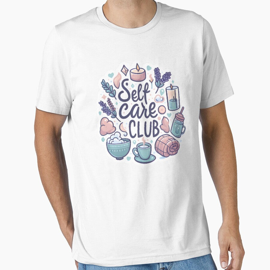 "Relax & Unwind in the Self-Care Club" by ayushsri T-Shirts, Hoodie, Sweatshirt | BlankRebels.com (Image 1)
