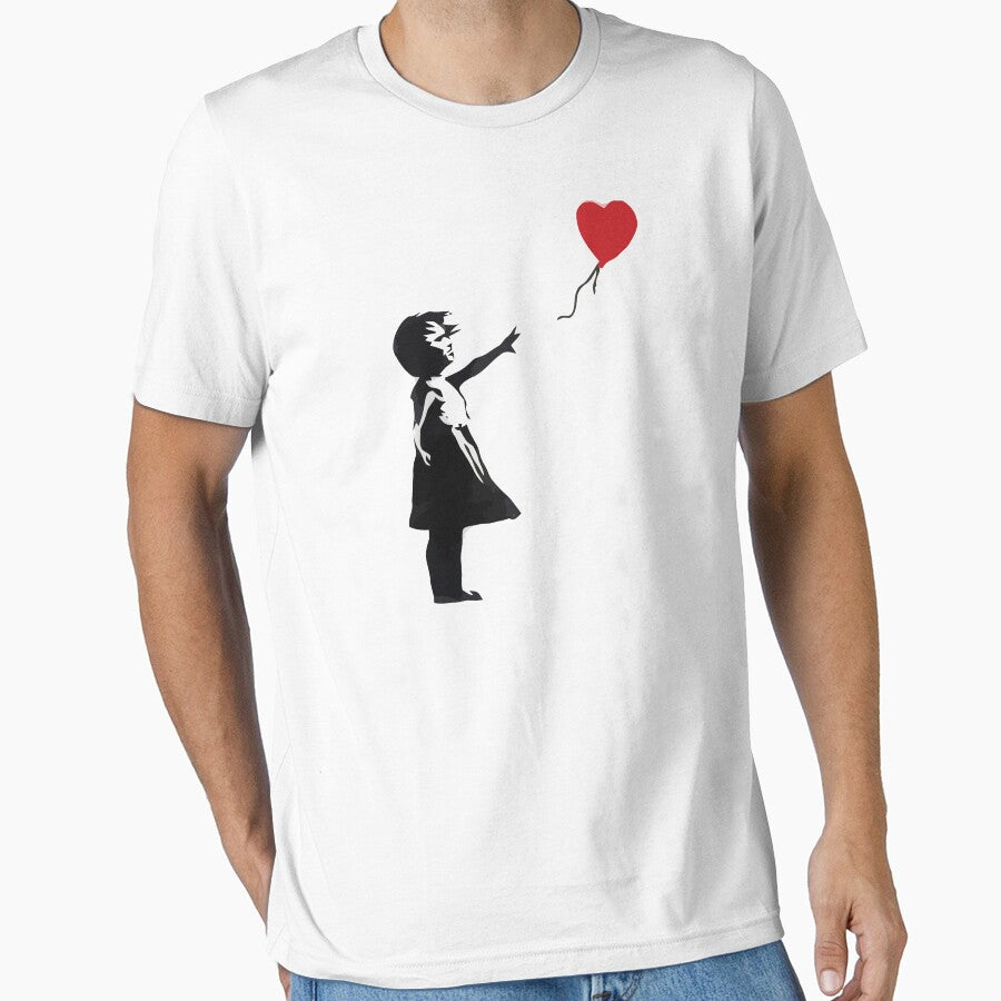 Banksy - Girl with Balloon by romeotees T-Shirts, Hoodie, Sweatshirt | BlankRebels.com (Image 1)