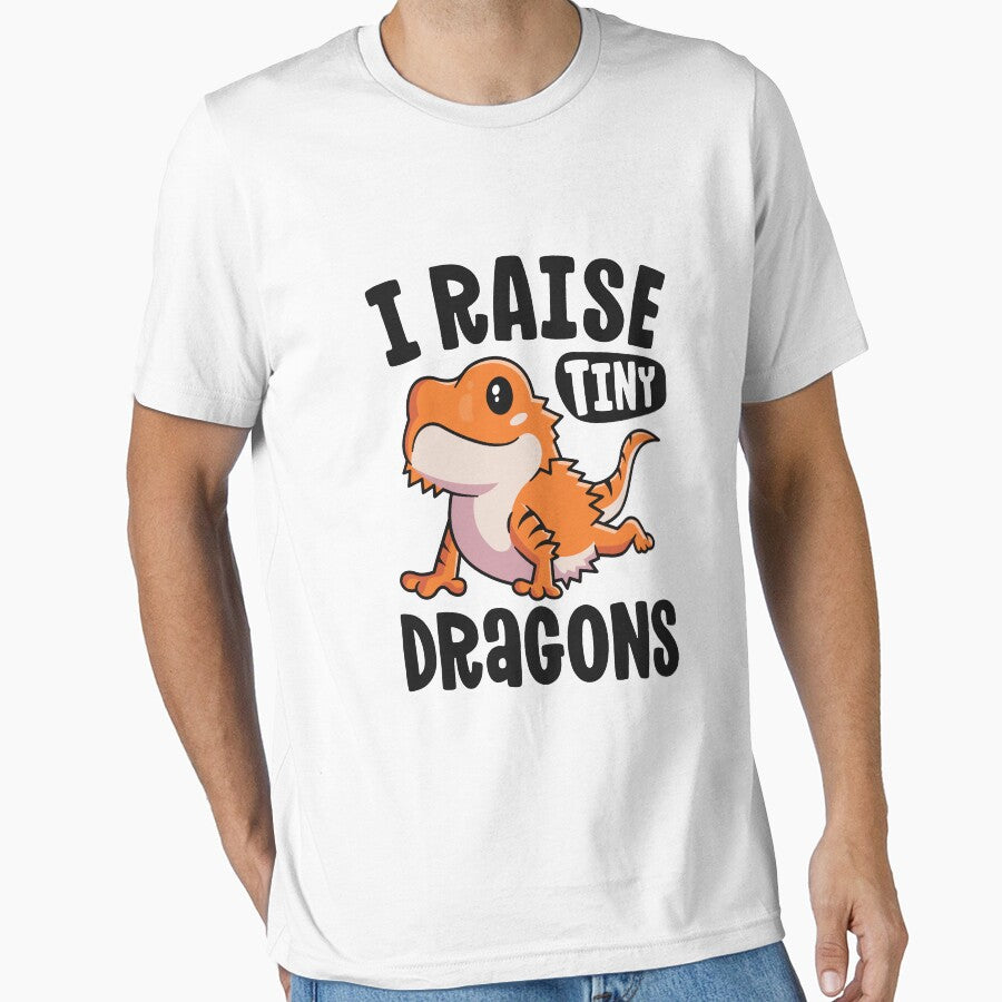 Funny Bearded Dragon Shirt For Girls I Raise Tiny Dragons by 14thFloor Hoodie, Sweatshirt | BlankRebels.com (Image 1)